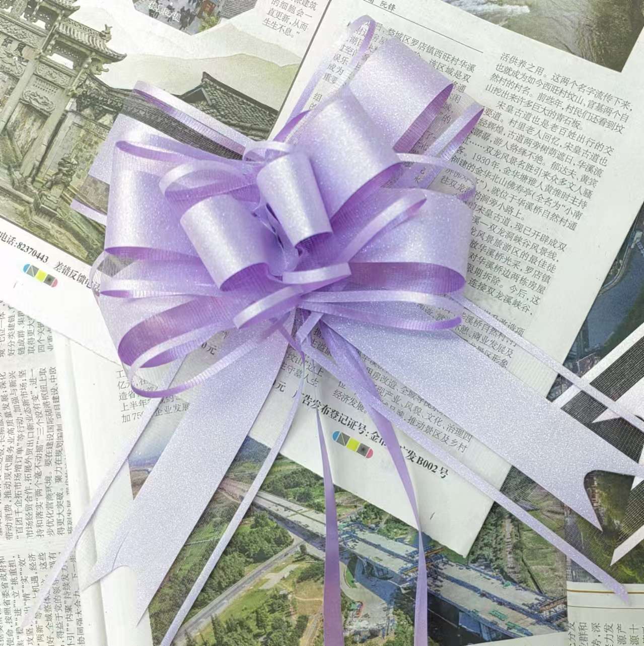 鲜花包装，礼品装饰，婚房婚车布置，节日庆典拉花产品图