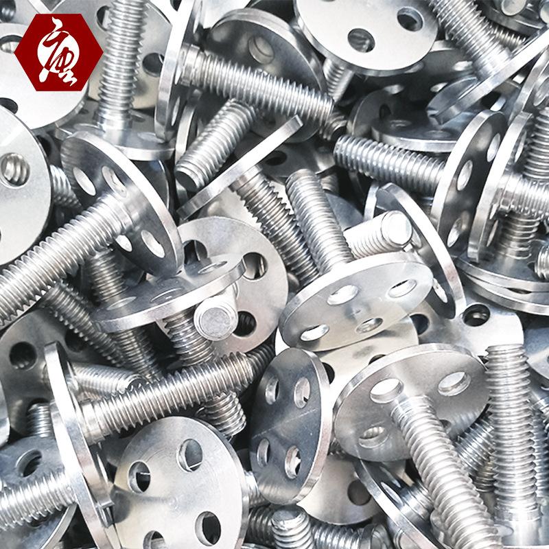 customized hexagon socket cross recess plum groove anti-theft hexagon socket flange bolt casing spring non-standard screws customized Item Picture