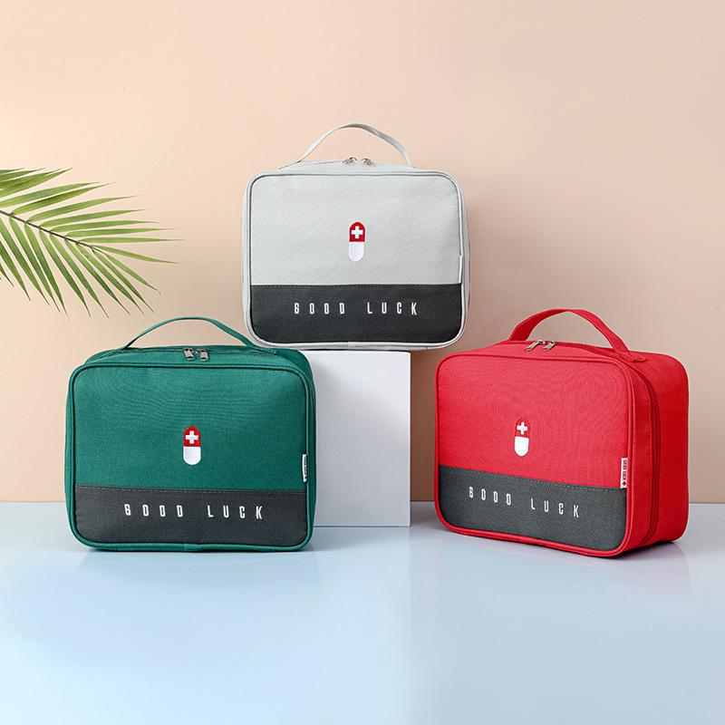 portable epidemic prevention bag medical first aid kits household emergency medicine storage box travel & outdoor medicine portable health bag full figure
