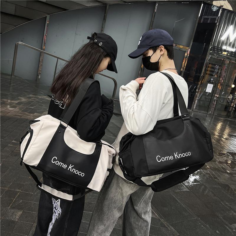 gym bag wholesale fashion street fashion portable shoulder sports and leisure travel luggage storage bag couple gym bag