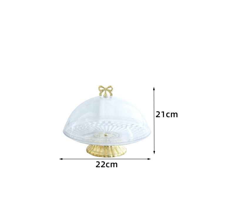 Light luxury fruit plate, snack plate, display plate, creative arrangement, inventory rack, living room home fruit cake plate, high-legged tray detail image 5