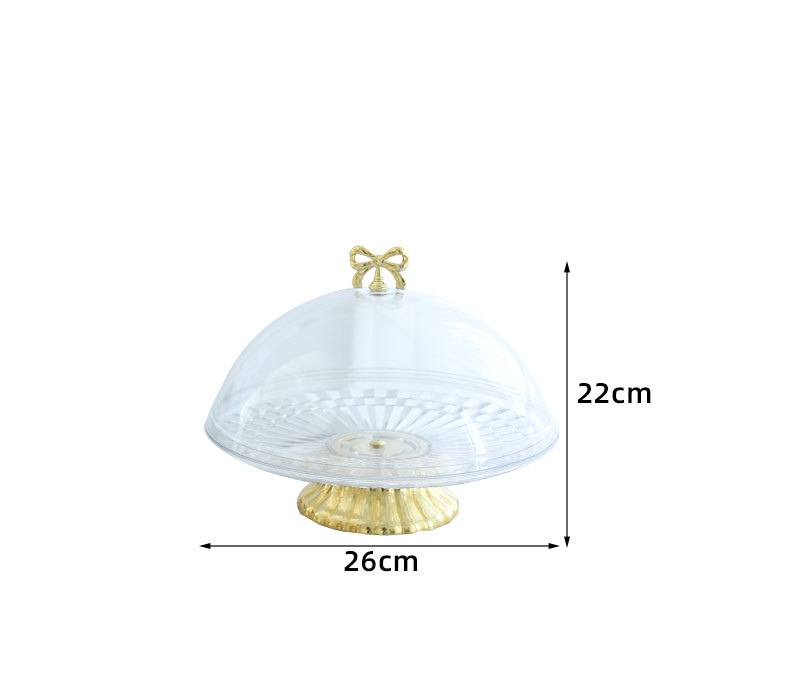 Light luxury fruit plate, snack plate, display plate, creative arrangement, inventory rack, living room home fruit cake plate, high-legged tray detail image 4