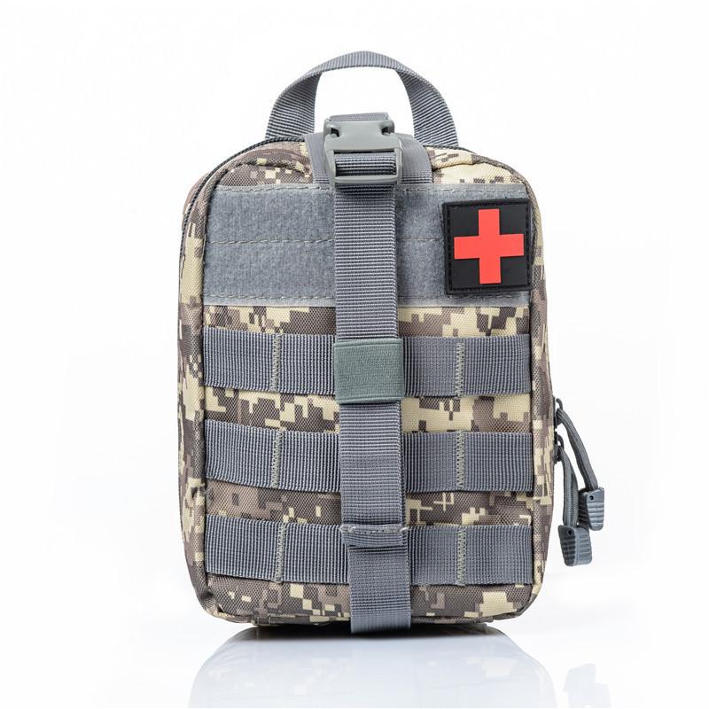 tactical camouflage outdoor first-aid kit multi-functional field emergency supplies reserve package fire fighting combat rescue first aid kits Item Picture