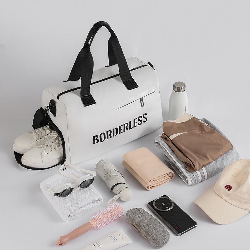 new fashion sport bag portable shoulder bag large capacity gym bag travel waterproof clothing storage bag