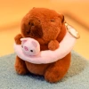 Wholesale of cute and fun drawstring Kabipala dolls, cartoon capybaras, plush toys, children's toys and gifts details Picture