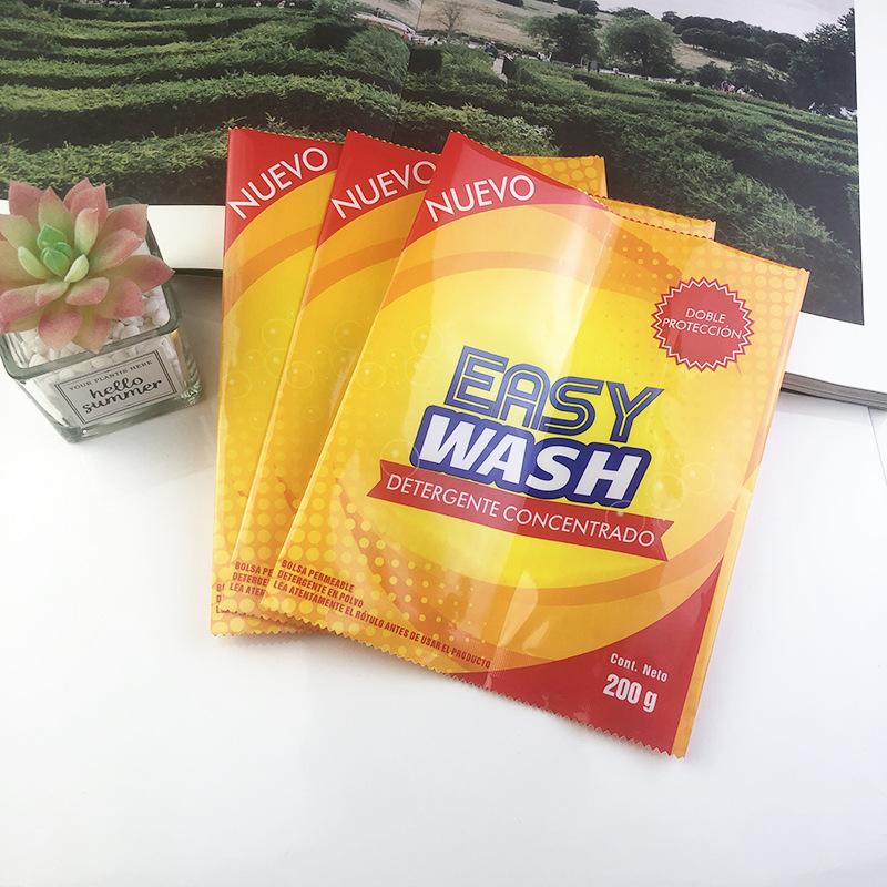 washing powder packing bag daily necessities tearing ziplock bag opp plastic bag frosted cpp combination bag pe bag customization full figure