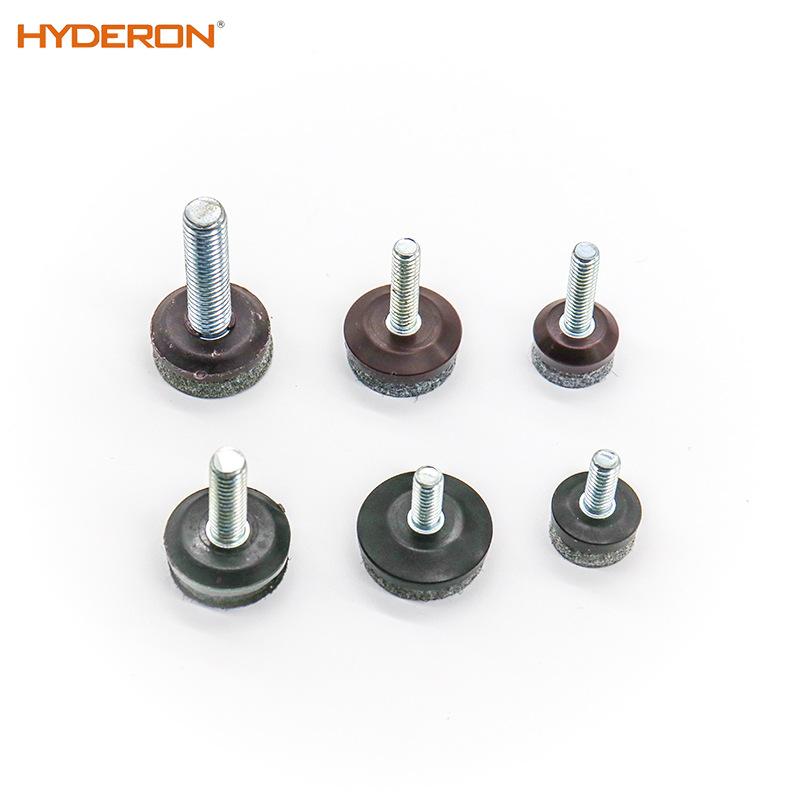High-Strength Injection Molding Adjustable Foot Plastic Bottom Riveting Adjustable Foot Hexagon Socket Screw Adjusting Foot Adjustable Foot