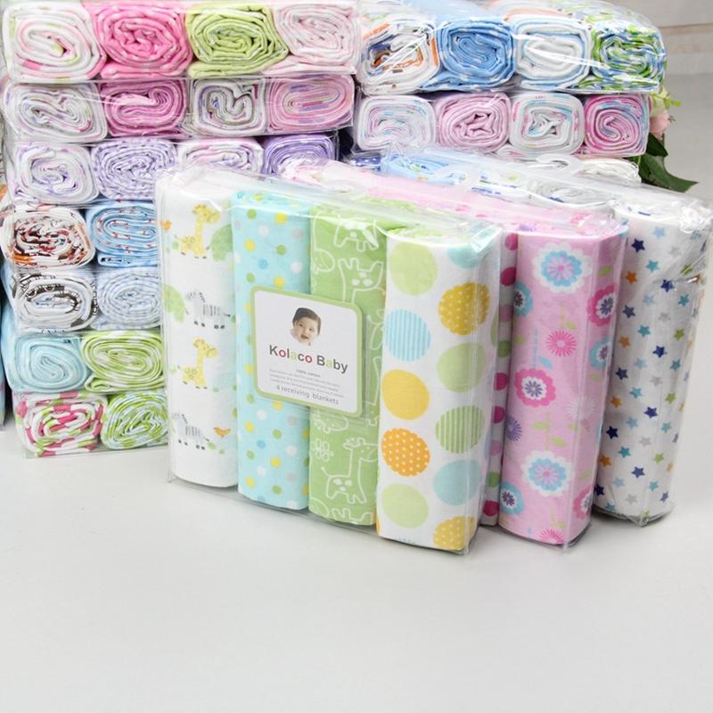 baby blanket cotton baby blanket children's blanket cotton flannel children's blanket 4 receiving blankets