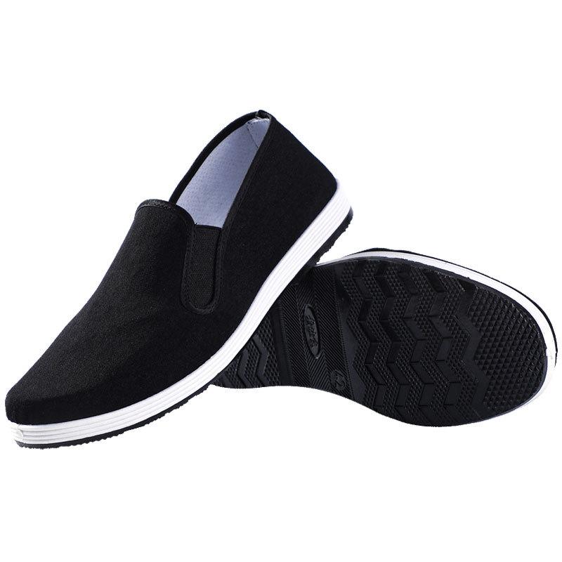 summer men's shoes old beijing cloth shoes men's veet cotton single shoes breathable tendon sole wholesale autumn and winter breathable b cloth shoes Item Picture