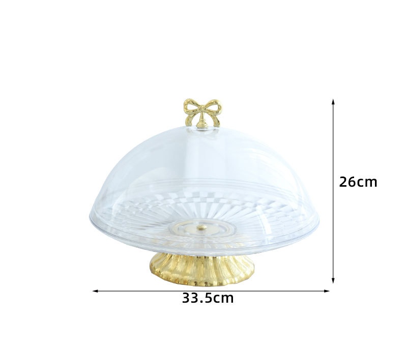 Light luxury fruit plate, snack plate, display plate, creative arrangement, inventory rack, living room home fruit cake plate, high-legged tray detail image 2