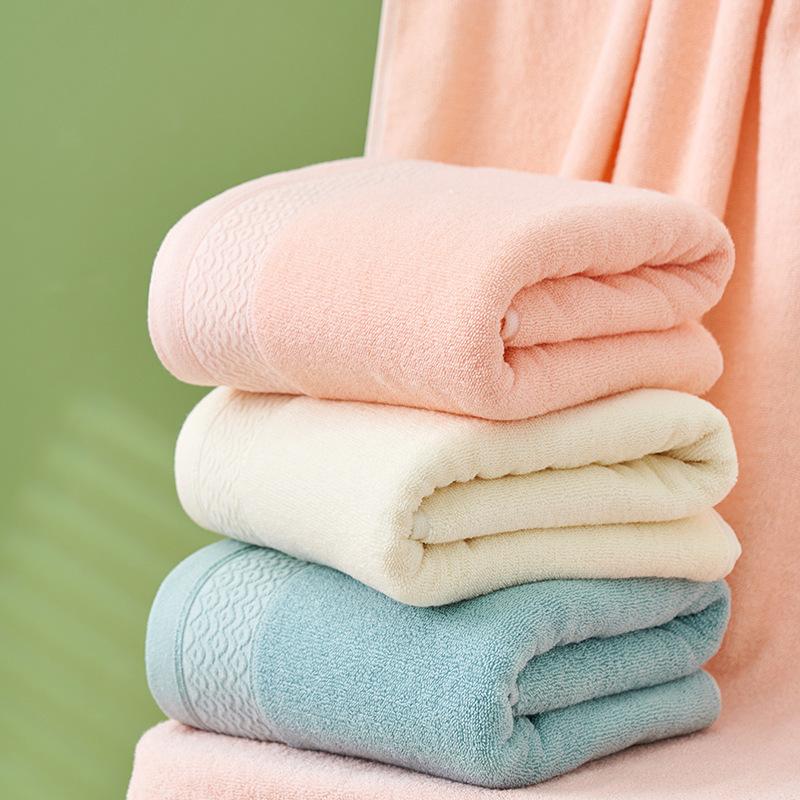 Bath Towel Household Pure Cotton Adult Bathing Big Towel Thickened Hotel Company Gift Beach Towel Wholesale Logo