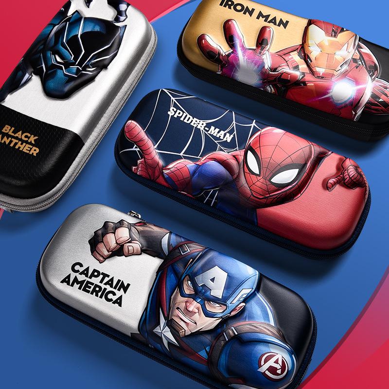 Lianzhong UME Marvel Children's Stationery Box Primary School Student 3D Cartoon Pencil Box Spider-Man Boys Pencil Case Wholesale