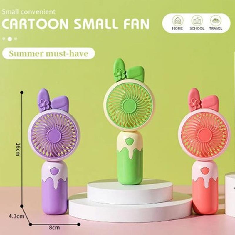 2024 new small handheld fan usb rechargeable portable desktop mini small electric fan student hand fan