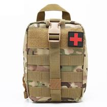 outdoor cp camouflage tactics accessory kit multifunctional waterproof military fan first aid kits molle accessory sports waist bag