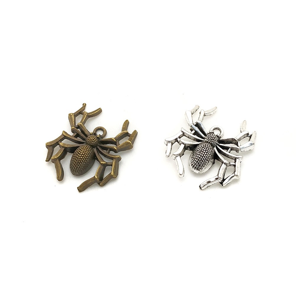diy handmade horror animal giant spider necklace pendant, alloy accessory Y4645 Specification image