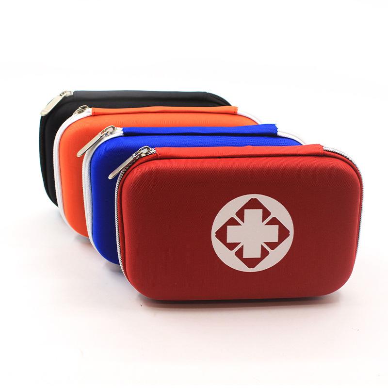 eva first aid kit hard shell first aid box portable medicine bag car earthquake outdoor travel household emergency empty bag Item Picture