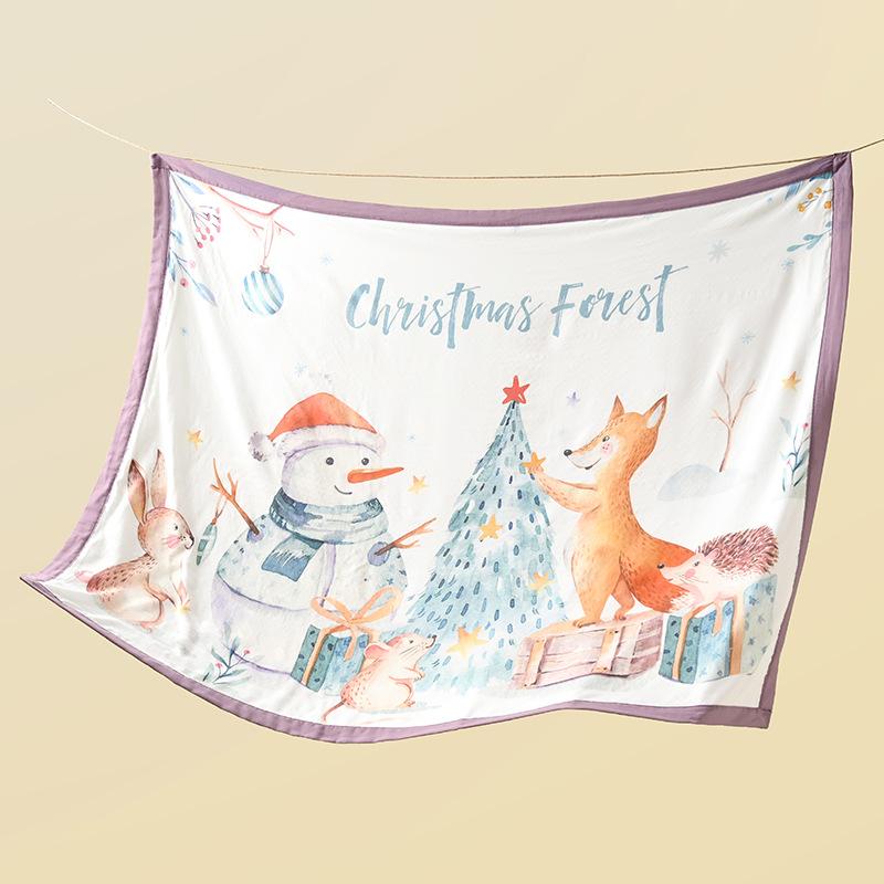 baby gauze quilt 150 * 120cm summer thin newborn bamboo cotton gro-bag newborn baby supplies baby blanket