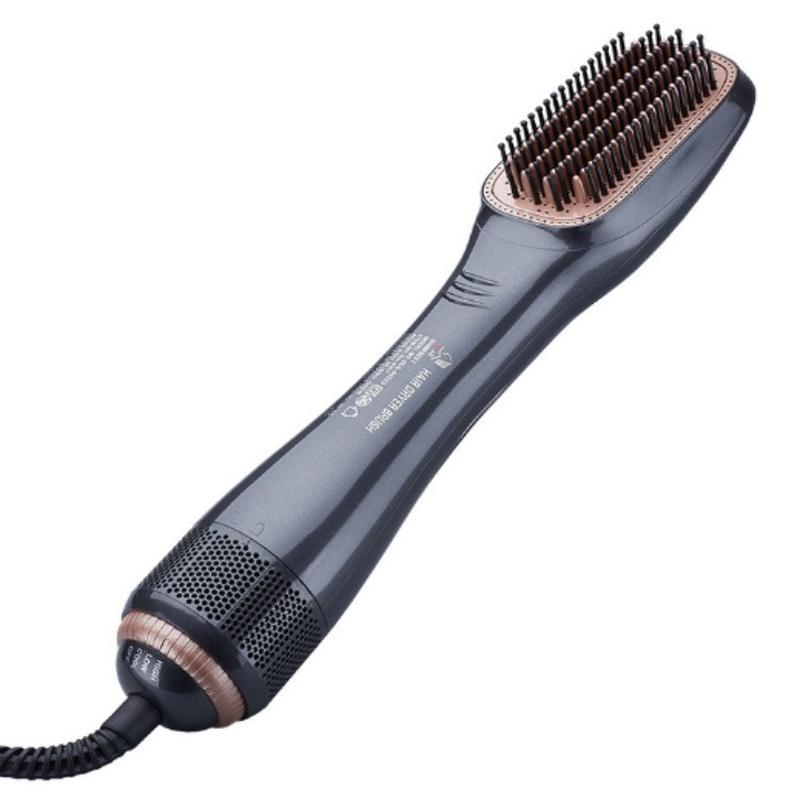 Cross-Border New Arrival Electric Blowing Combs Three-in-One Hot Air Comb Hairdressing Comb Electric Hair Drier Comb Blowing Combs Hair Perm Hair Curler