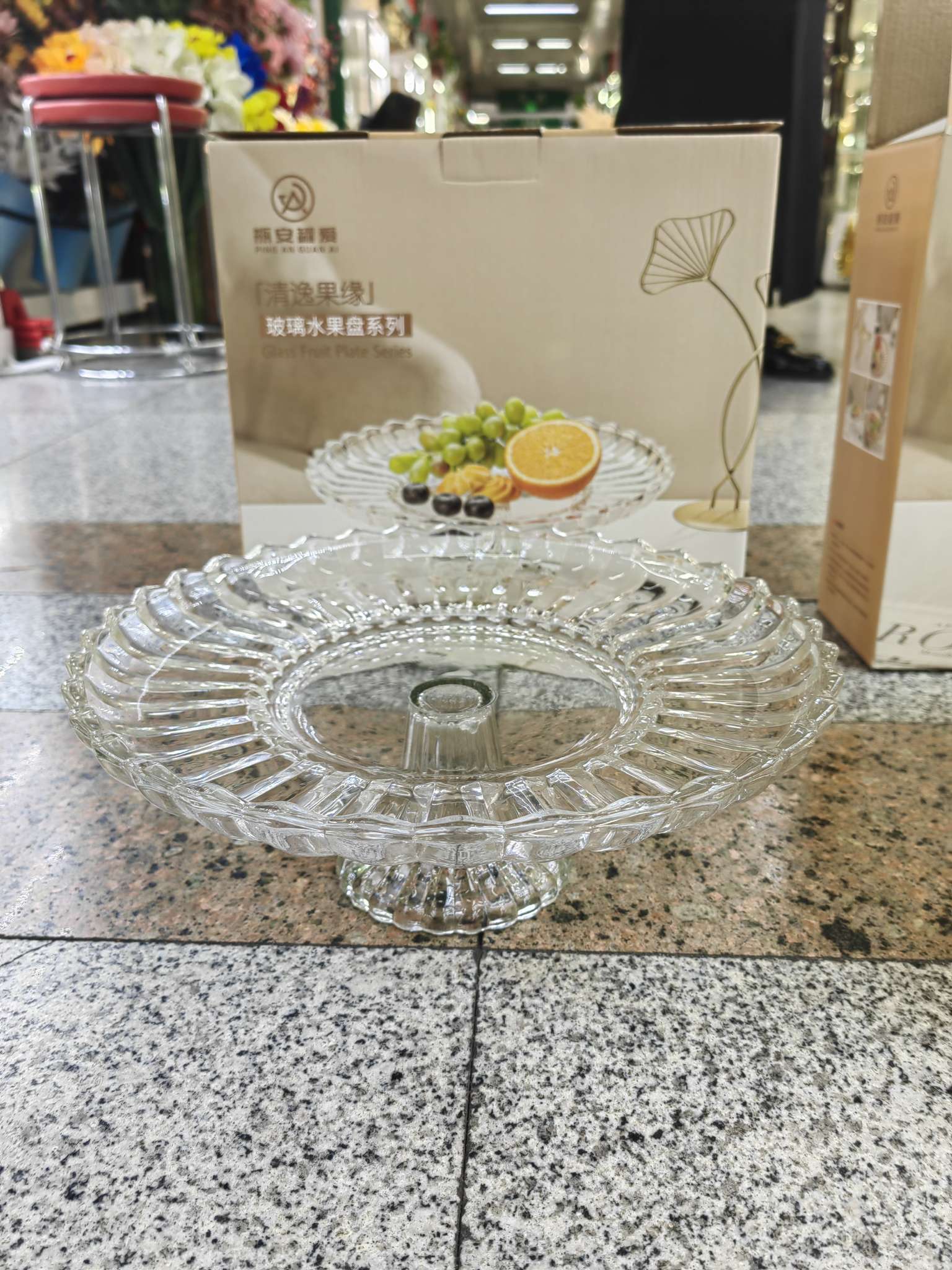 高级酒店用品套装 日用百货酒店专用一次性用品 玻璃果盘详情图4