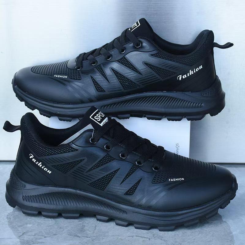 cold sticky craft running shoes 24 new leather waterproof men's and women's same casual sneaker super light soft bottom walking shoes details Picture