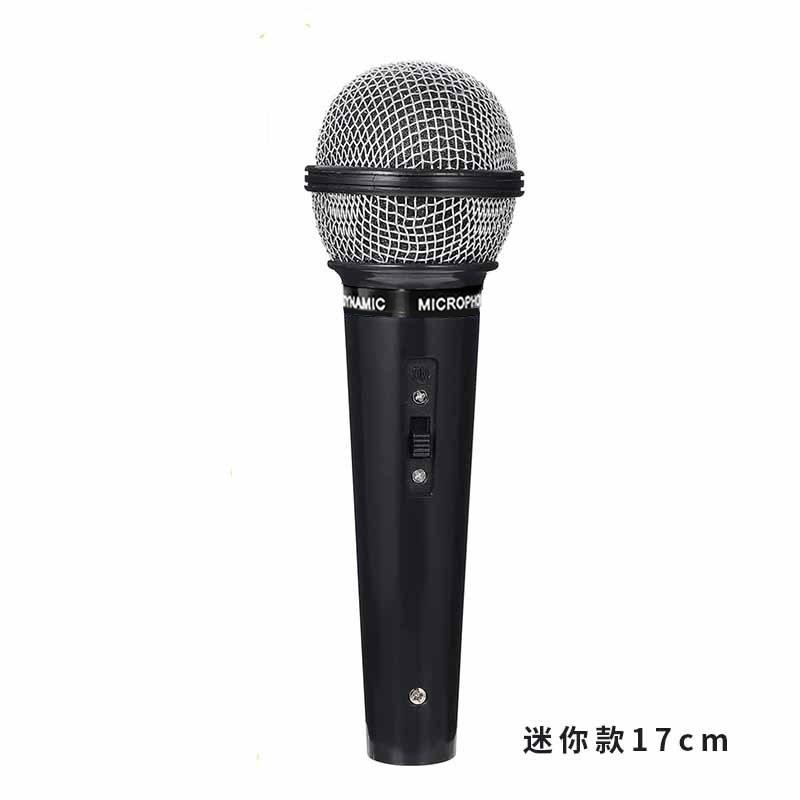 microphone toy children's microphone mouthpiece props zhuazhou mini handheld fake microphone gold simulation microphone model full figure
