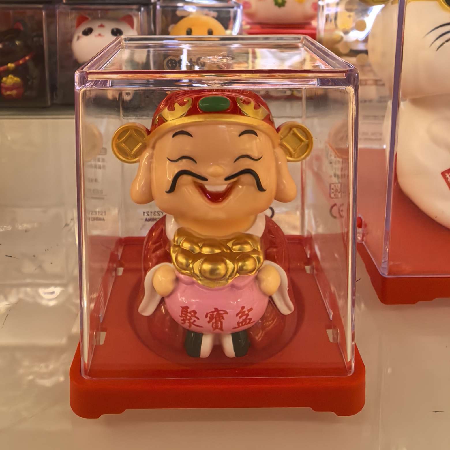 National trend solar-powered nodding money cat, small wealth god ornaments, car ornaments details Picture