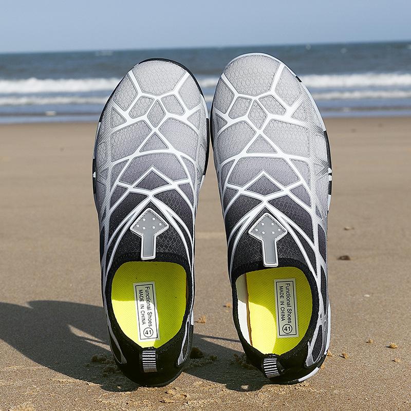 new beach snorkeling shoes dive boots men and women couple wading swimming shoes upstream bare feet soft bottom skin shoes Specification drawing
