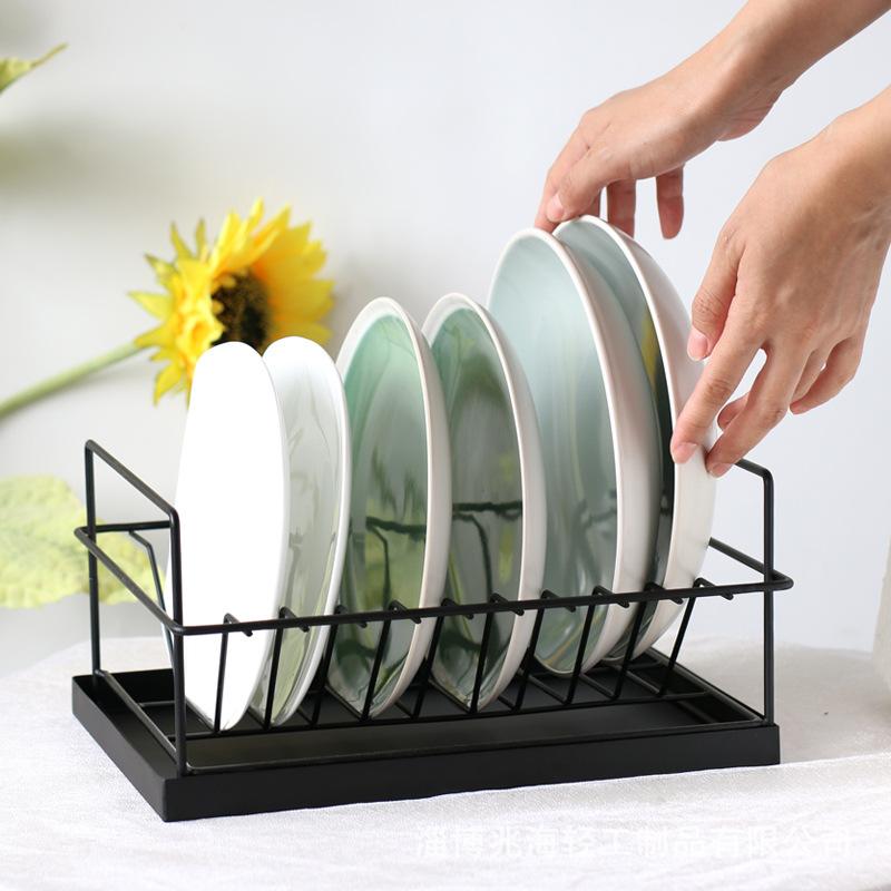 modern minimalist kitchen dish rack dish rack creative household single-layer dish rack tableware rack storage rack
