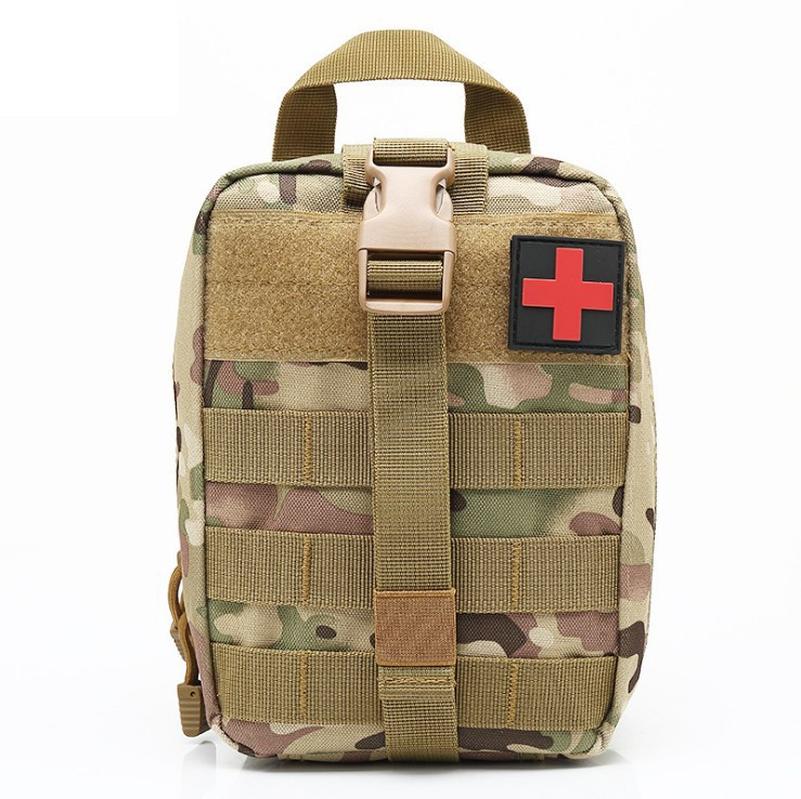 outdoor cp camouflage tactics accessory kit multifunctional waterproof military fan first aid kits molle accessory sports waist bag