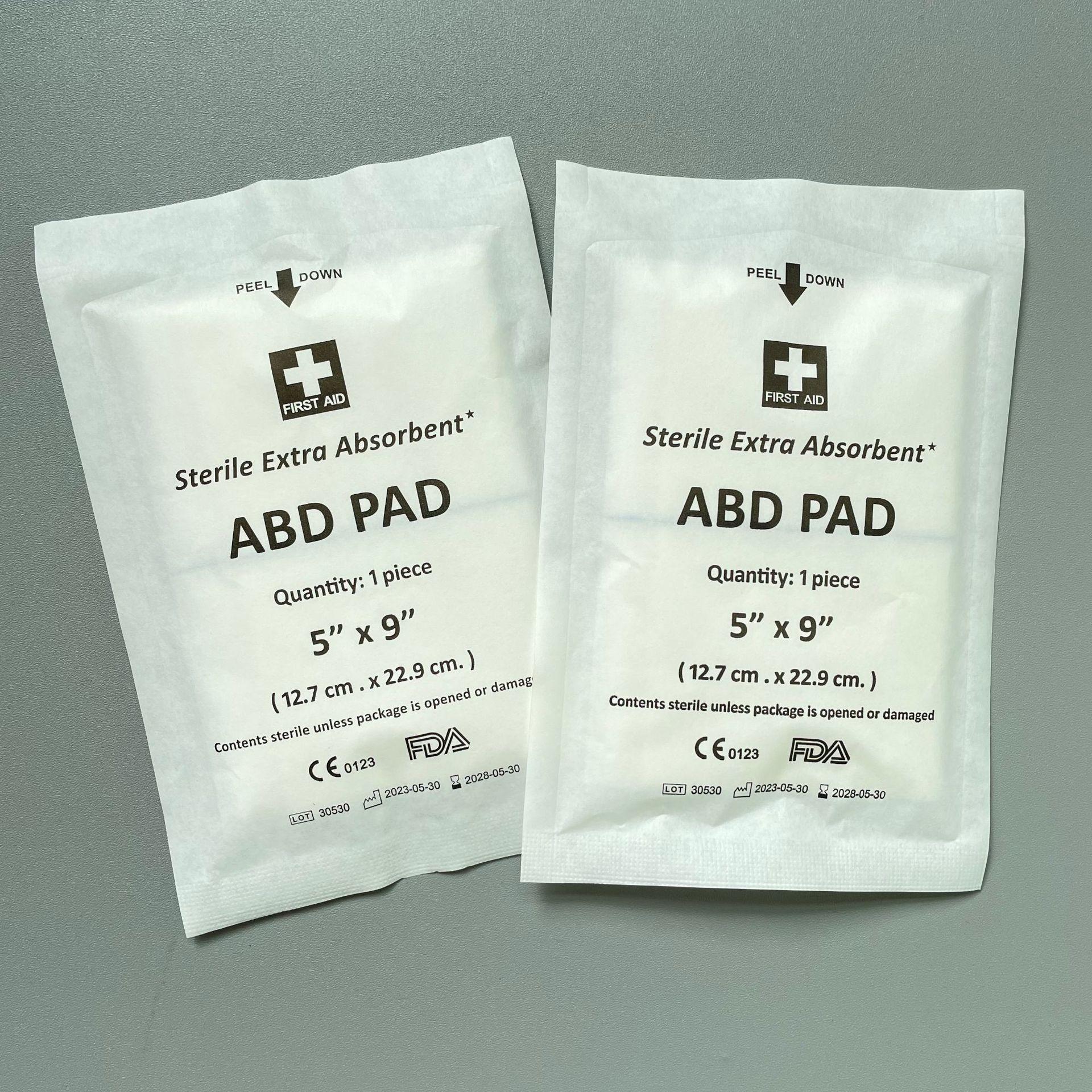 hemostatic pad abd abdominal pad absorbent pad gauze piece cross-border first aid kits accessories abdominal pad Application Scenario