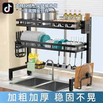 kitchen sink storage rack countertop dish storage rack multifunctional dish rack sink dish rack drain rack