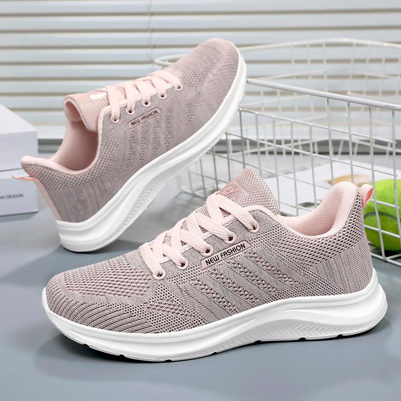 2024 autumn new simple men's shoes pure black sports leisure shoes lightweight breathable couple flying woven shoes Specification drawing