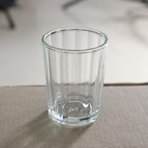 aromatherapy cup transparent striped glass empty cup candle cup bedroom decoration romantic atmosphere candlestick fragrance glass jar