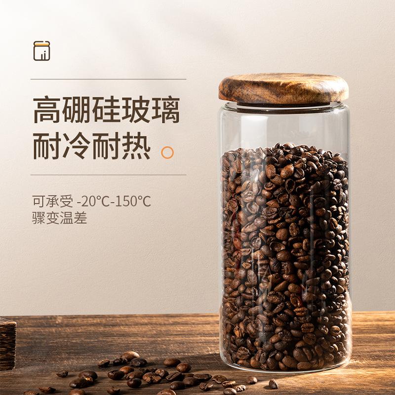 kitchen sealed jar glass container coffee dried fruit display storage tank spring festival food universal storage bottle glass jar