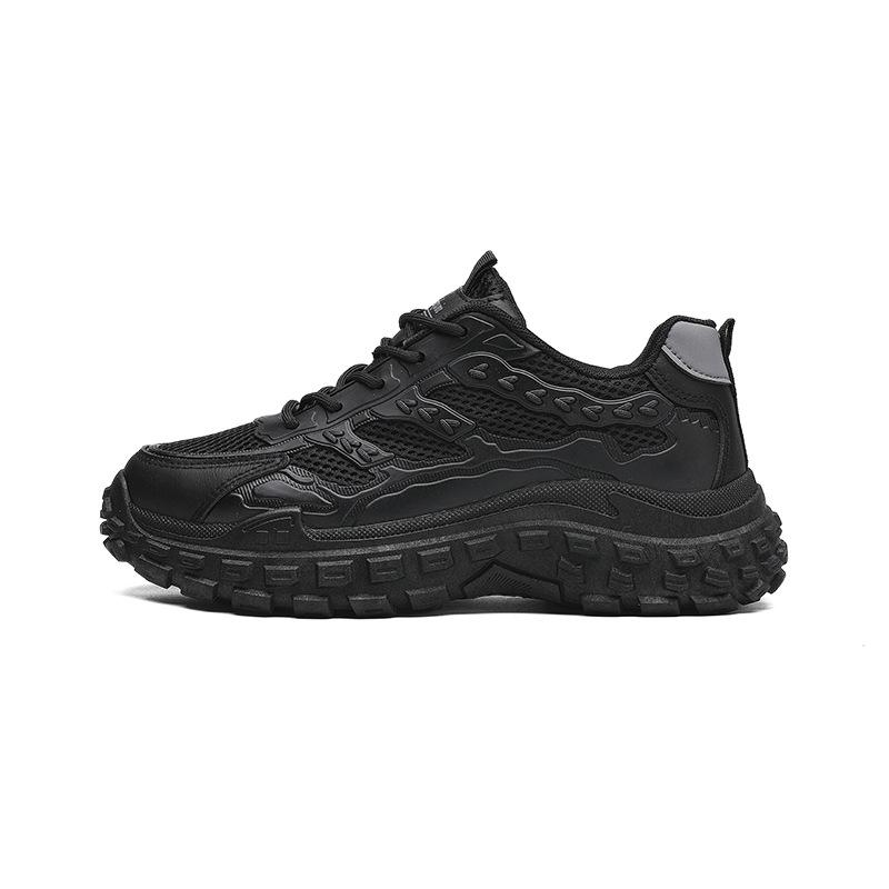 live broadcast cross-border men's shoes 2024 new black sports and leisure working wear waterproof, non-slip, wear-resistant durable labor protection Item Picture