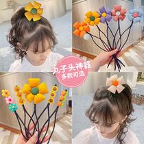 children's hair curler lazy summer flower hair curler artifact girl online celebrity baby ball head little girl hair accessories