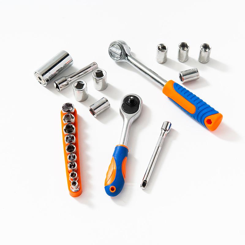 orderly manufacturer ratchet socket wrench set outer hexagon quick socket wrench auto repair tools wrench Specification drawing
