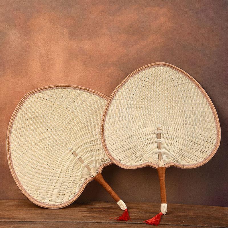 straw old-fashioned fan fan summer children's hand-woven cattail leaf fan portable portable baby mosquito repellent hand fan