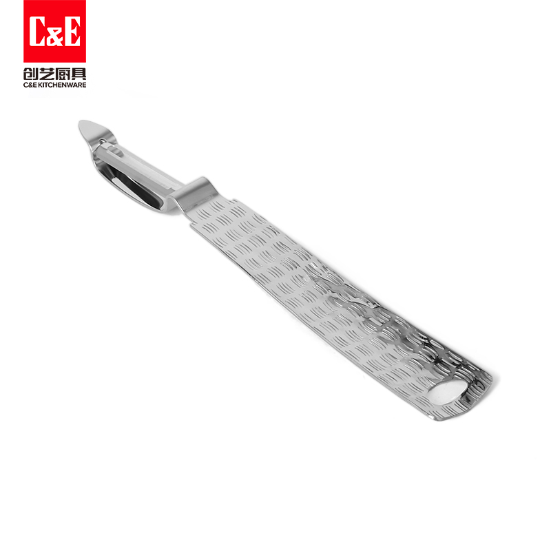 C&E Creative stainless steel bottle opener, ice cream spoon, mud spatula, fruit and vegetable grater, cheese grater, slatula and mud press, kitchen small tools for home use Specification image