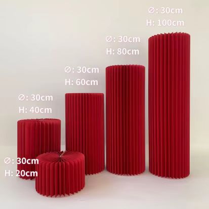 The new folding dessert table can be used for both foreign trade and domestic sales, as well as for wedding decorations, window displays and decorative items Item Picture