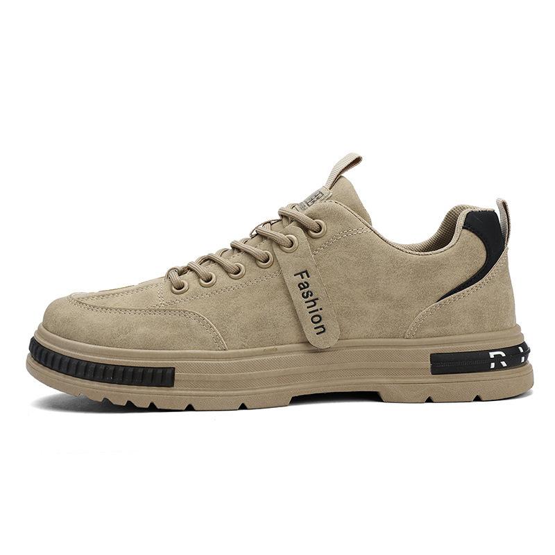 2024 new autumn wear-resistant labor protection men's shoes non-slip construction site work shoes trendy all-match shoes work shoes men's Item Picture