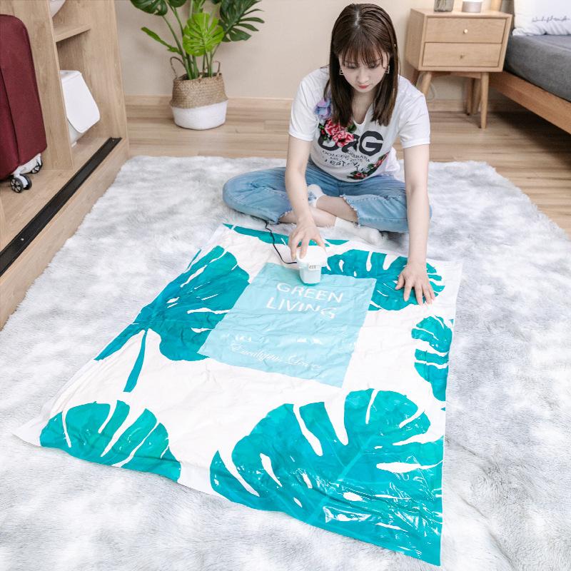 thick vacuum compression bag large down jacket cotton quilt moisture-proof storage bag clothing travel storage vacuum bag free shipping details Picture