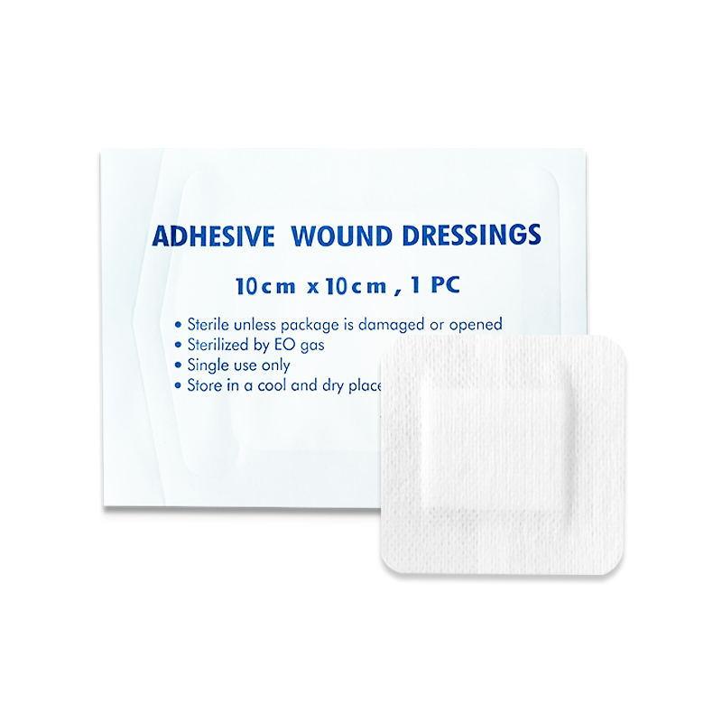 foreign trade export non-woven dressing paste breathable baby navel plaster wound patch first aid kits hemostatic bandage 10 * 10cm