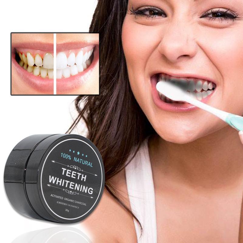 tooth washing powder coconut shell activated carbon tooth powder teeth whitening cleaning teeth black bamboo charcoal tooth washing powder
