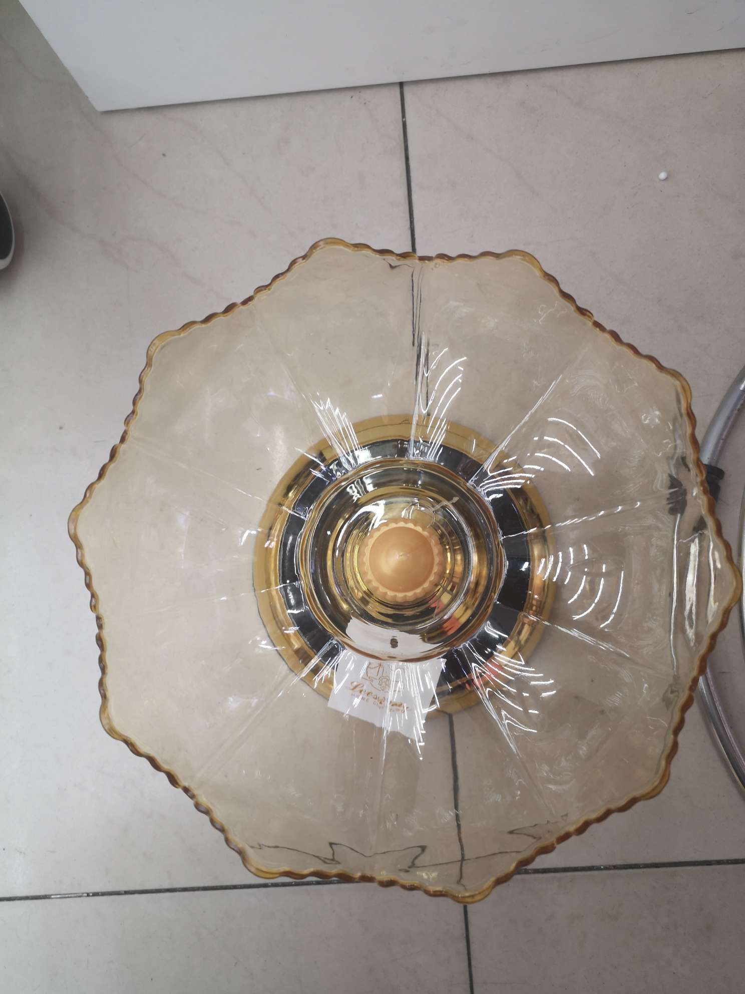 Fruit plate, light luxury European-style multi-layer crystal fruit plate, home living room coffee table, creative rotating snack and candy plate, others Specification image