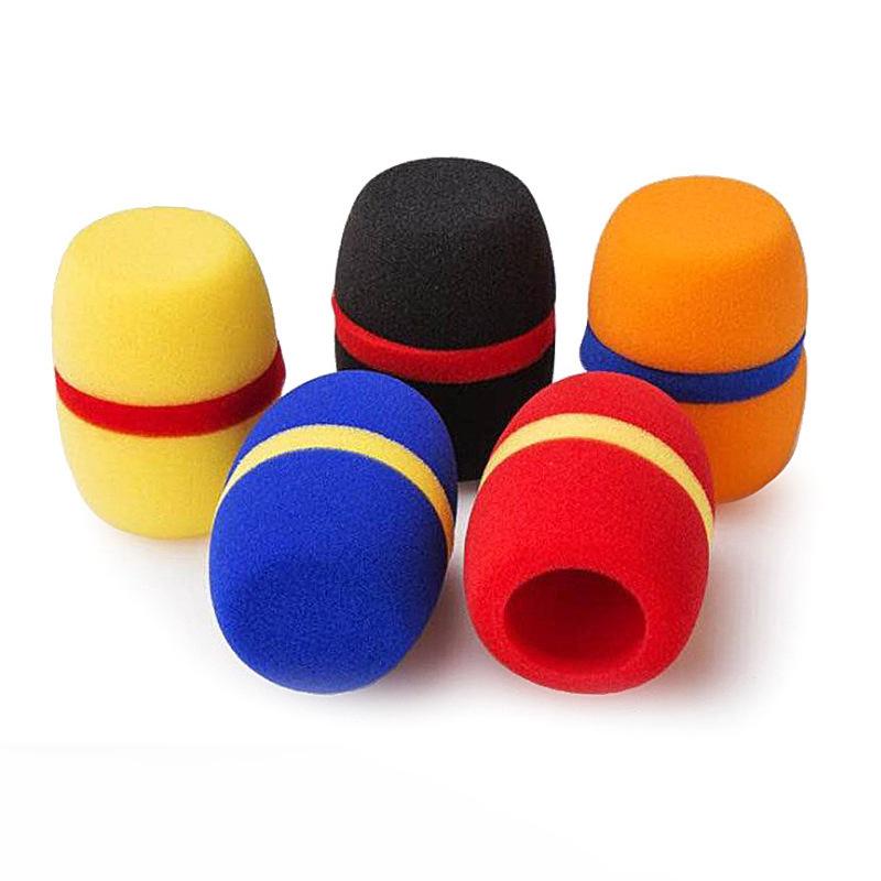 factory in stock conference performance handheld microphone windproof microphone cotton interview ktv microphone foam cover microphone cover details Picture