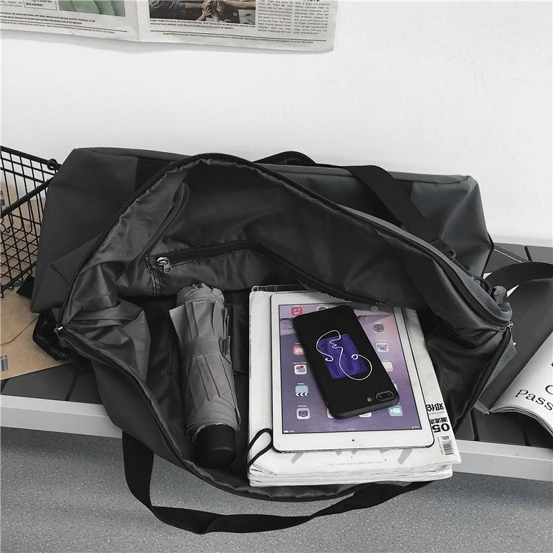 New Fashion Travel Bag Large Capacity Oxford Shoulder Bag Simple Luggage Casual Sports Gym Bag for Men and Women