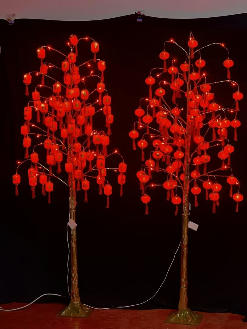 Indoor LED string lights, New Year atmosphere string lights, 1.5-meter LED tree lights, luminous decorative lighting, beautiful, durable and energy-saving Application Scenario