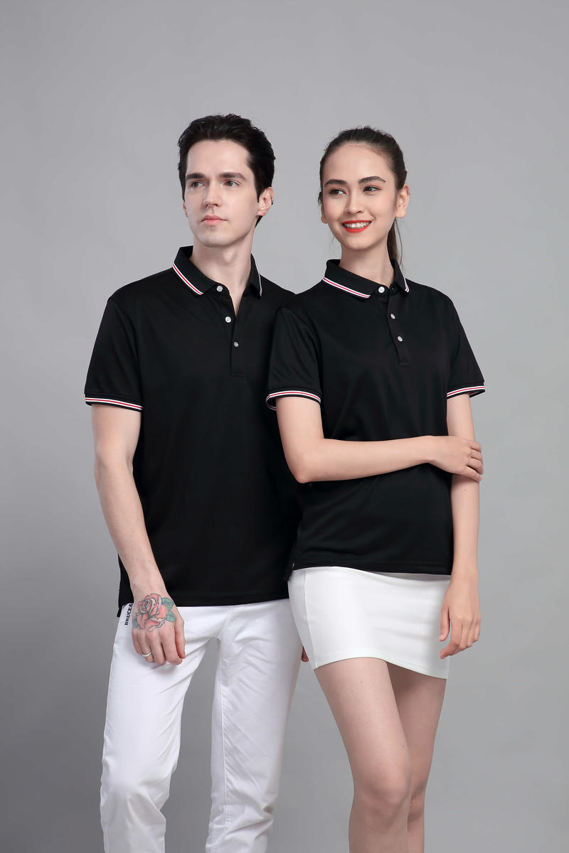 New loose and comfortable turpentine short-sleeved lapel POLO shirt DX-1807 Specification image