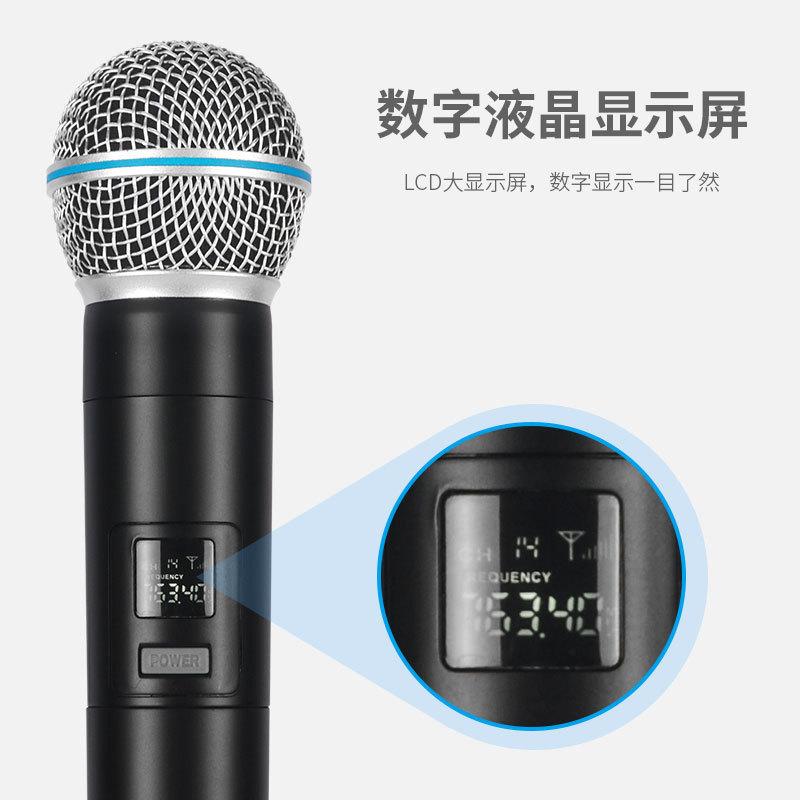 Universal Wireless Microphone One for Two Vhf Charging Square Audio Outdoor Household Wireless Microphone Application Scenario